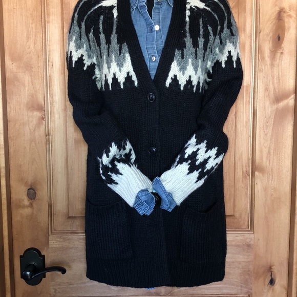 Ralph Lauren Fair Isle Wool Blend Cardigan - Picture 3 of 11
